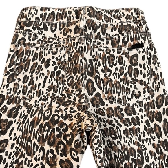 Like New Joe's Jeans The Charlie High Rise Skinny Ankle Animal Print Size 27 - Picture 6 of 9
